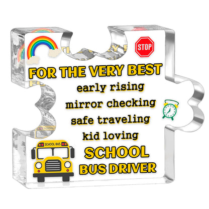 Bus Driver Appreciation Gifts Thank My Drivers Acrylic Sign School Bus Driver Gift For Men Women Birthday Retirement Christmas Gifts Back To School Gift From Students To School Drivers