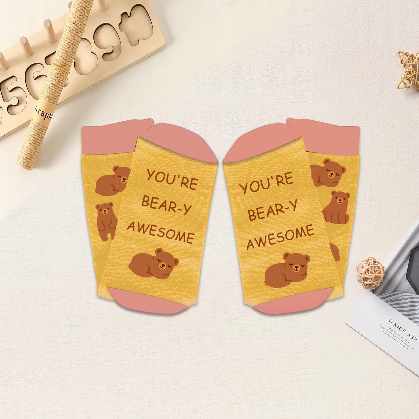 Inspirational Gifts - Animal Print Gifts for Women,Motivational Animal Lover Gift for Boys Girls Women Men Socks