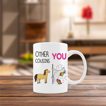 kunlisa Cousins Coffee Mugs for Women Men,Cousins Gifts for Cousin Birthday Gifts for Women Female, Mug-11oz Cup