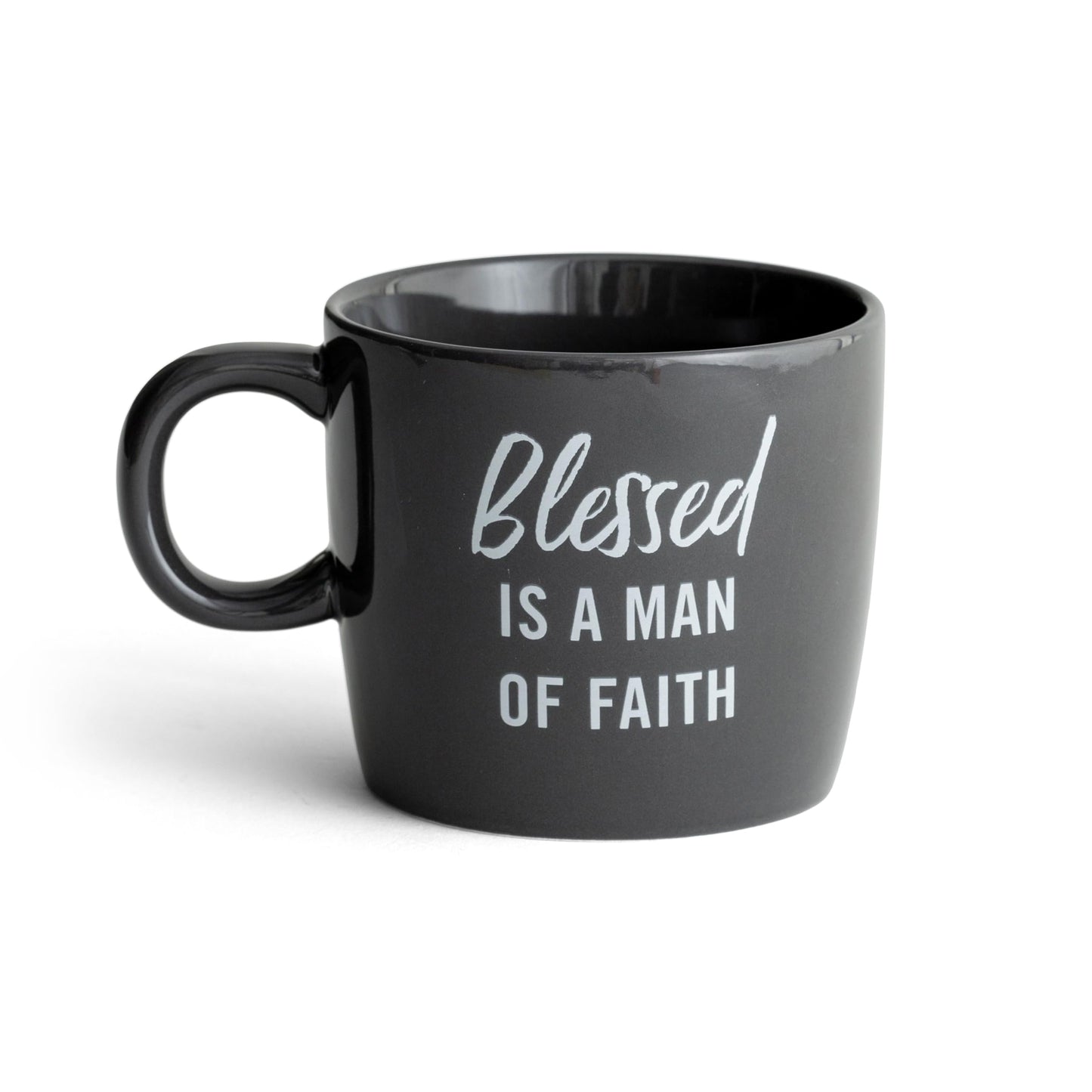 DaySpring - Man of Faith - Inspirational Ceramic Mug, 16oz, Gray