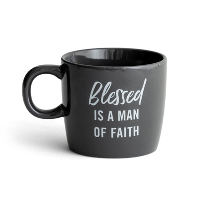 DaySpring - Man of Faith - Inspirational Ceramic Mug, 16oz, Gray
