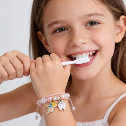 PARTNER Meaningful Tooth Fairy Gifts for Women First Lost Tooth Keepsake for Celebration & Reward with Message Card Milestone Jewelry Gift from Toothfairy