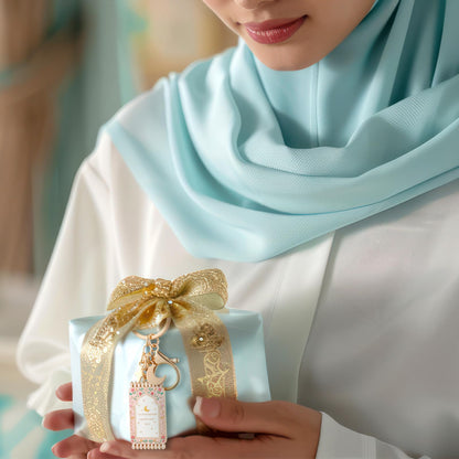 Islamic Keychain Gifts Bulk Plated Enamel Muslim Keychain Islamic Gifts for Women Men