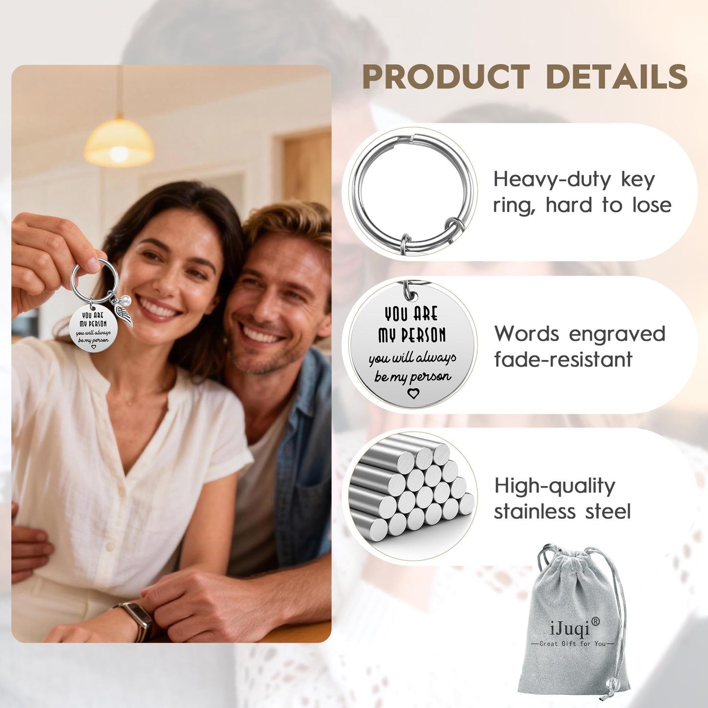 iJuqi Valentine's Day Gifts for Her - Girlfriend Wife Gifts Romantic Christmas Birthday Gifts for Women Girlfriend Wife
