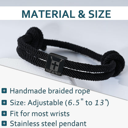Baseball/Basketball/Football/Soccer/Hockey Bracelet for Teen Boys Men Cross Bracelet Gifts for Players Team Lovers Son Grandson Brother Nephew Friend Valentines Day Easter Basket Stuffers Gifts