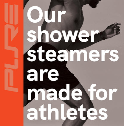 Sport Shower Steamers - USA Made with Natural Eucalyptus Essential Oil, Aromatherapy, Stress and Sinus Relief, Muscle Recovery for Athletes, Best Birthday Presents and Father’s Day Gifts for Runners