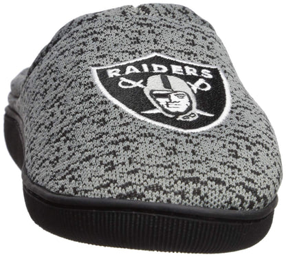 FOCO NFL mens Poly Knit Cup Sole Slipper