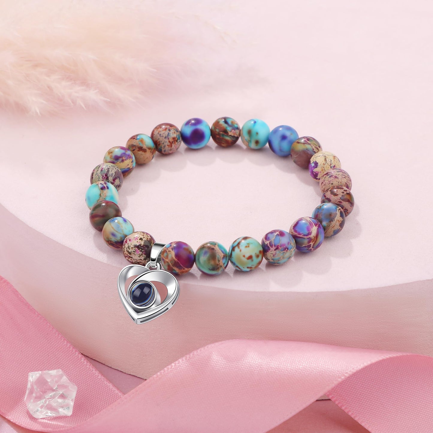 JoycuFF Gifts for Women 𝟭𝟬𝟬 𝗟𝗮𝗻𝗴𝘂𝗮𝗴𝗲𝘀 𝗜 𝗟𝗼𝘃𝗲 𝗬𝗼𝘂 𝗕𝗿𝗮𝗰𝗲𝗹𝗲𝘁 Anniversary Mothers Day Christmas Birthday Gifts for Daughter Granddaughter Sister Niece Girlfriend Wife Women