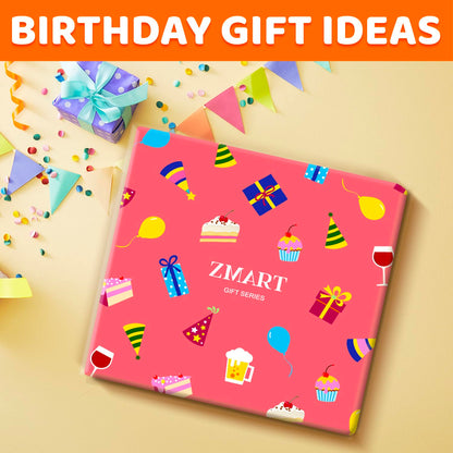 Zmart Birthday Gifts for Teen Girls - Pink Birthday Socks for 13-19 Year Old Girls