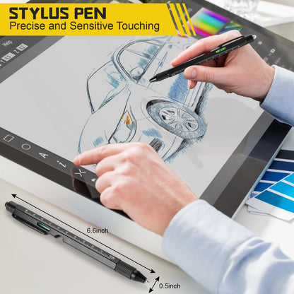 Fathers Day Dad Gifts from Daughter Son Wife, MAFEHAN 9-in-1 Multitool Pen with LED Light, Gifts for Husband Dad Grandpa, Cool Birthday Gadgets for Men