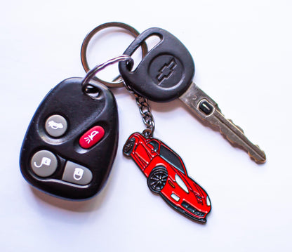 C6 Corvette Keychain - Vette Gifts for Men