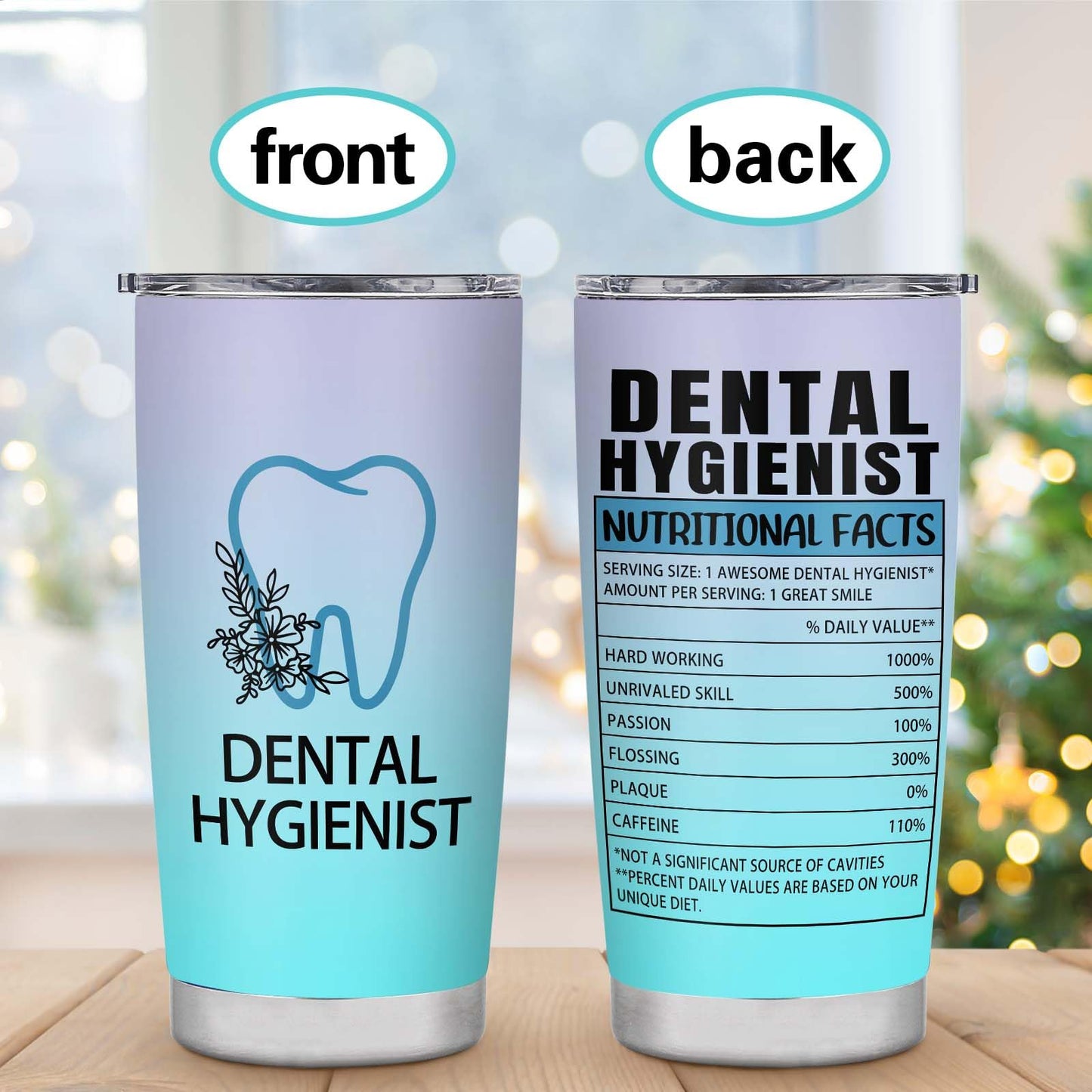 Dental Hygienist Gifts for Women Dental Hygienist Appreciation Week Gifts Graduation Gift Dental Hygienist Must Haves Travel Coffee Tumbler Mug Cup 20oz