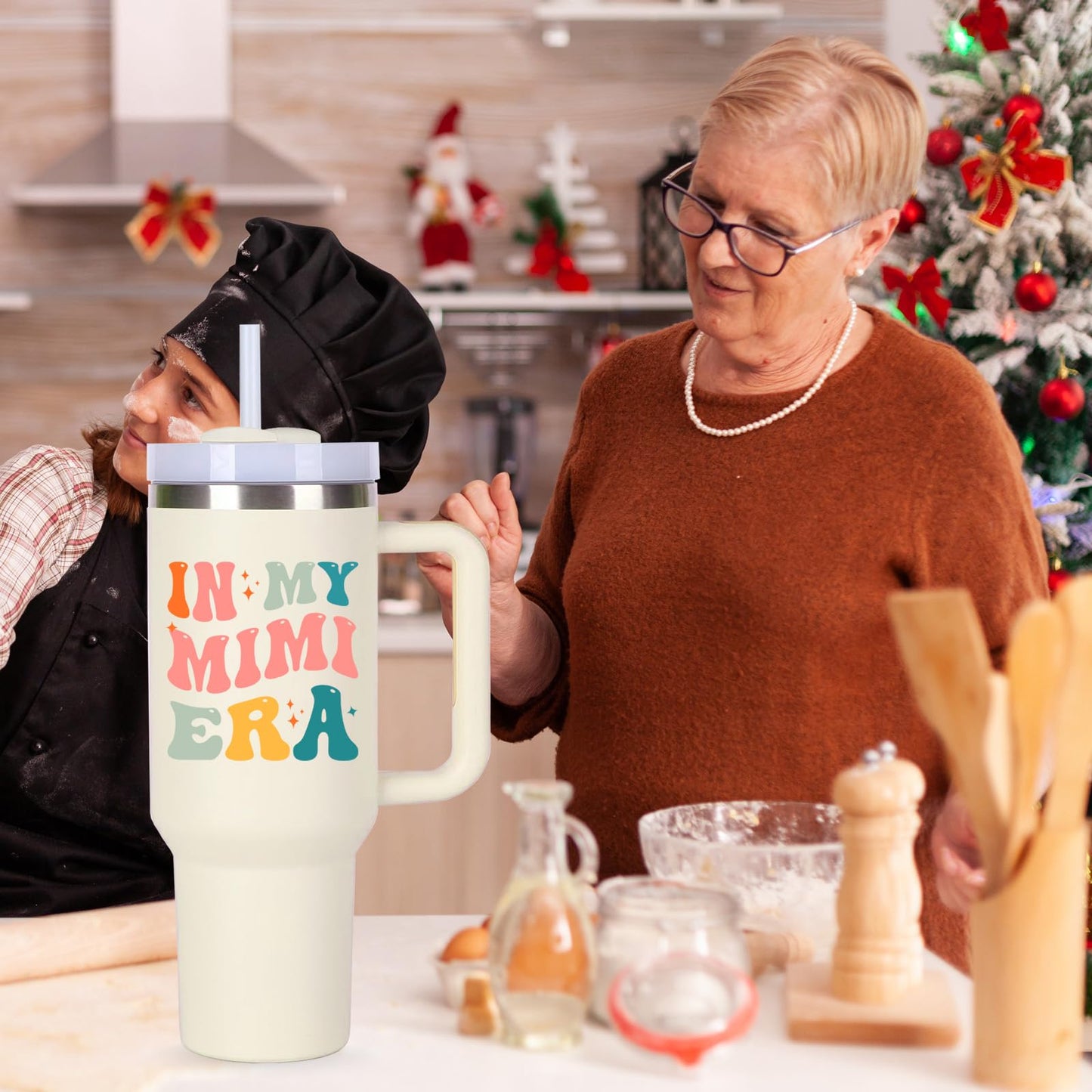 momocici Mimi Cup Tumblers Gifts.40oz In My Mimi Era Tumbler with Handle.Mimi Gift.Mimi Cups.Mimi Tumbler.40oz Birthday Christmas Mothers Day Gifts for mimi.