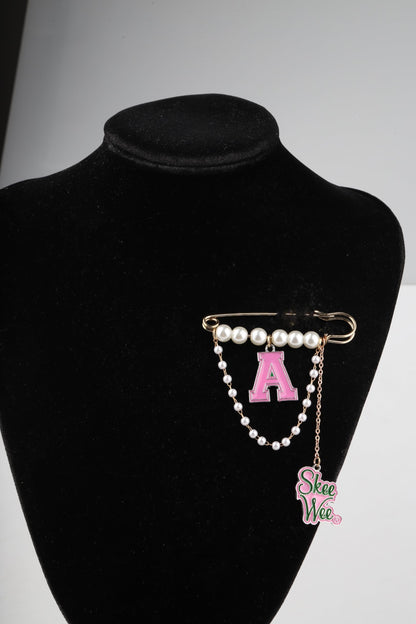 MYOSPARK Sorority Jewelry Pink and Green Sorority Brooch Pin Gift Greek Sorority Paraphernalia Gift