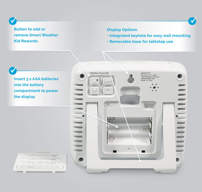 AcuRite What-to-Wear Weather Station with Alarm Clock, Time, Date, and Wireless Outdoor Sensor for Hyperlocal Forecast and Outdoor Temperature (00777)