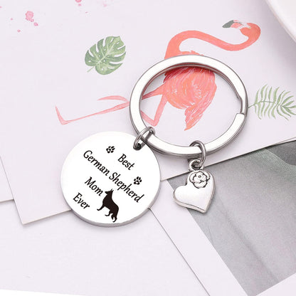 NOTHERS RSZOTW German Shepherd Keychain - German Shepherd Dog Mom Gifts - Dog Keychain