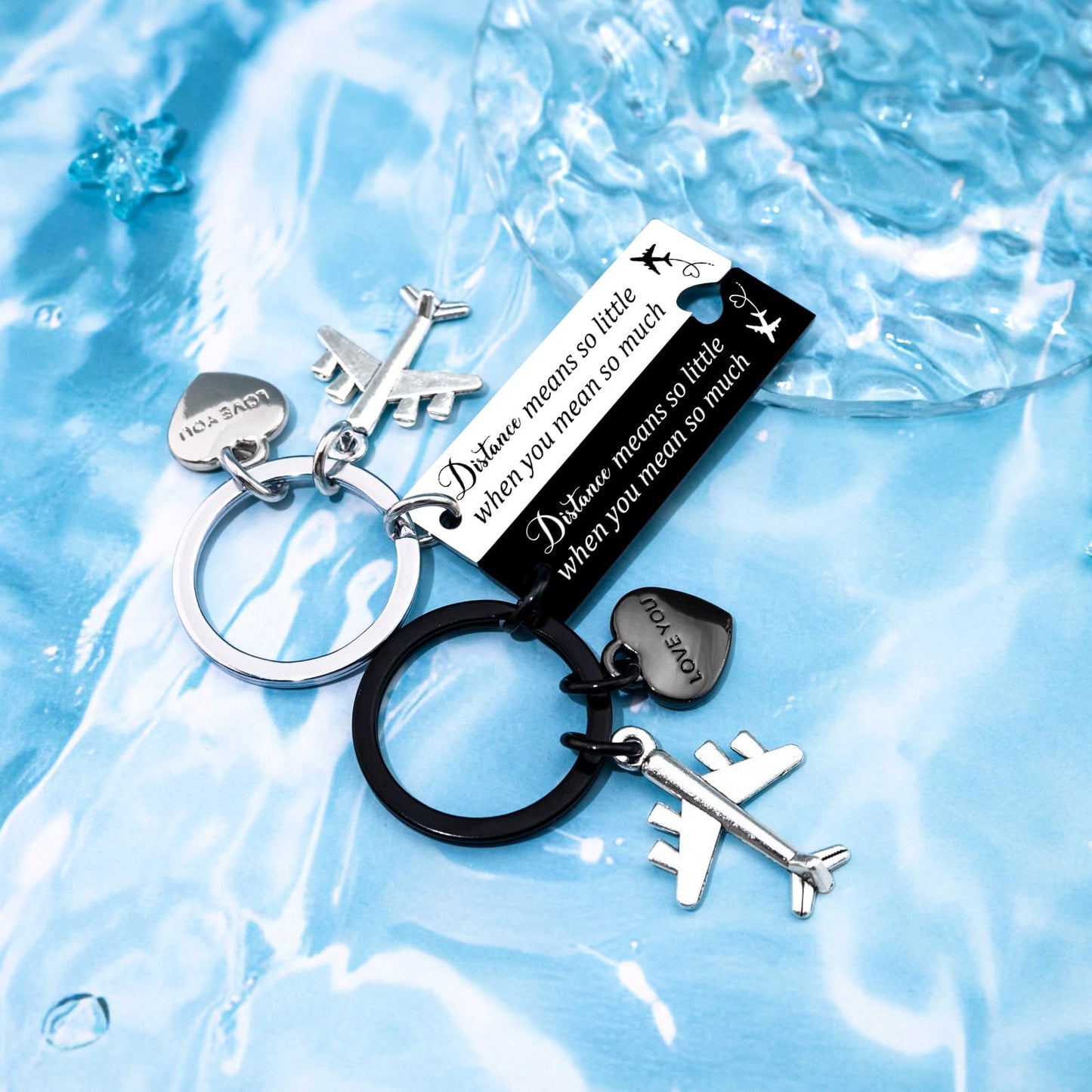 Long Distance Relationship Gifts For Couple Gifts For Boyfriend Girlfriend 2 Pcs Matching Keychains For Couples National Girlfriends Day Gift Him And Her Couple Gift Anniversary Valentine's Day