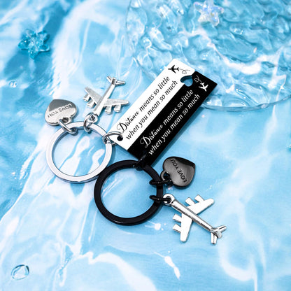 Long Distance Relationship Gifts For Couple Gifts For Boyfriend Girlfriend 2 Pcs Matching Keychains For Couples National Girlfriends Day Gift Him And Her Couple Gift Anniversary Valentine's Day