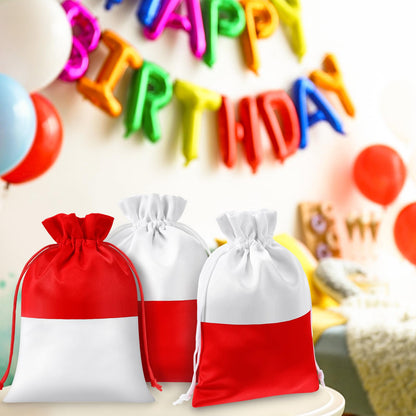 Locmeo 16 Pcs Cartoon Animation Party Gift Bags Drawstring Bags Animation Themed Supplies Birthday Party Decoration for Kids Cartoon Supplies