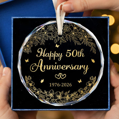 50th Anniversary for Couple - Gift for 50th Wedding Anniversary 2026 - Golden Anniversary - 50 Years As Mr Mrs - 50th Anniversary Wedding Gift for Wife, Husband - 50 Years of Marriage