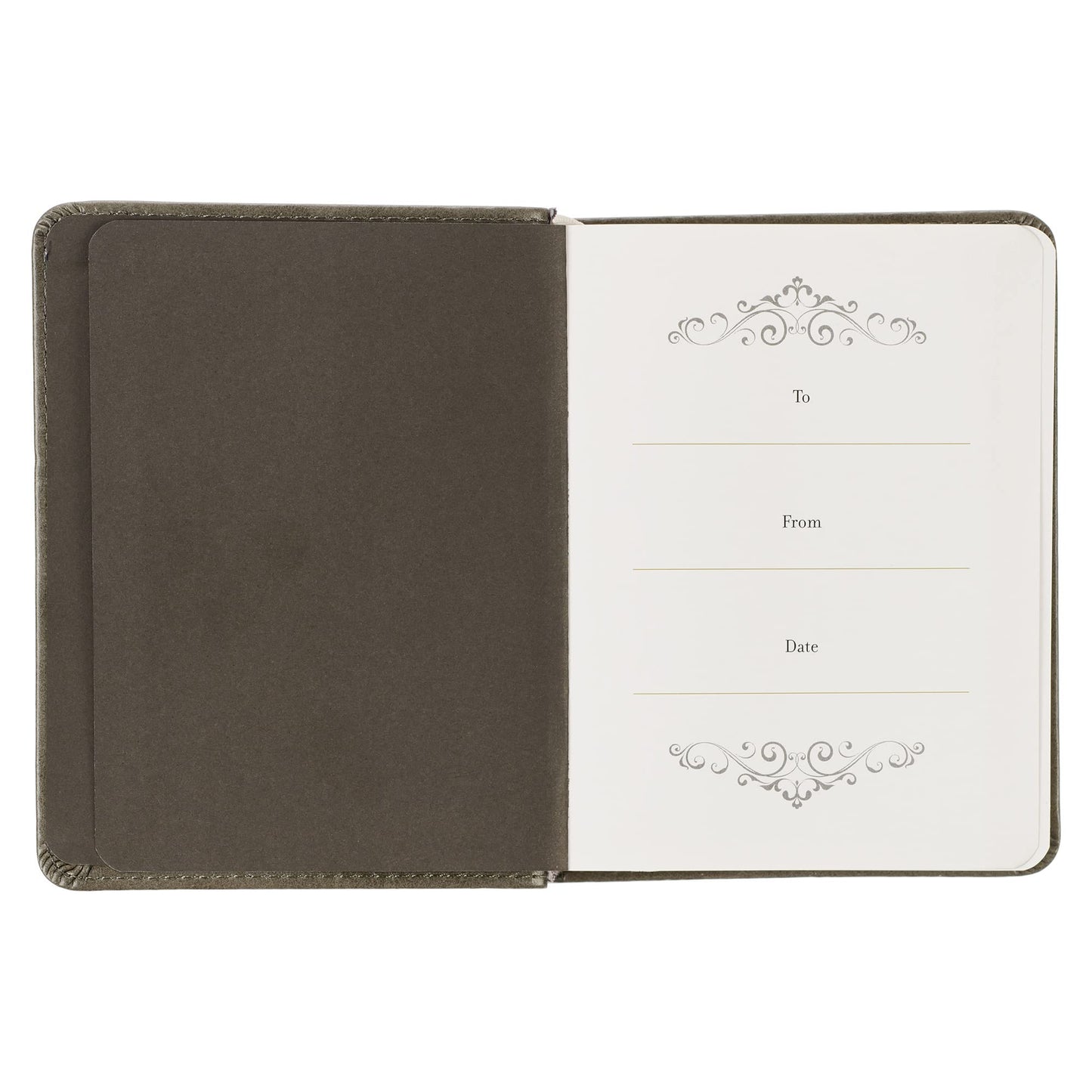 Daily Prayers for Graduates One Minute Devotions, Gray Faux Leather Flexcover