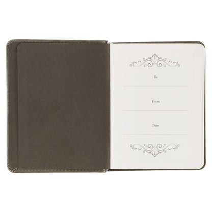 Daily Prayers for Graduates One Minute Devotions, Gray Faux Leather Flexcover