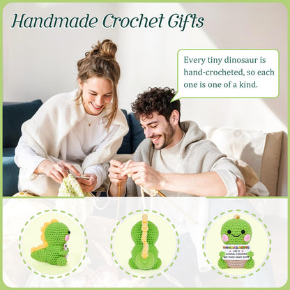 AceThrills Nonna Gifts, Nonna Birthday Gifts - Handmade Crochet Funny Cute Dinosaur Nonnasaurus, Gift for Nonna from Grandchildren on Mother's Day Birthday Christmas