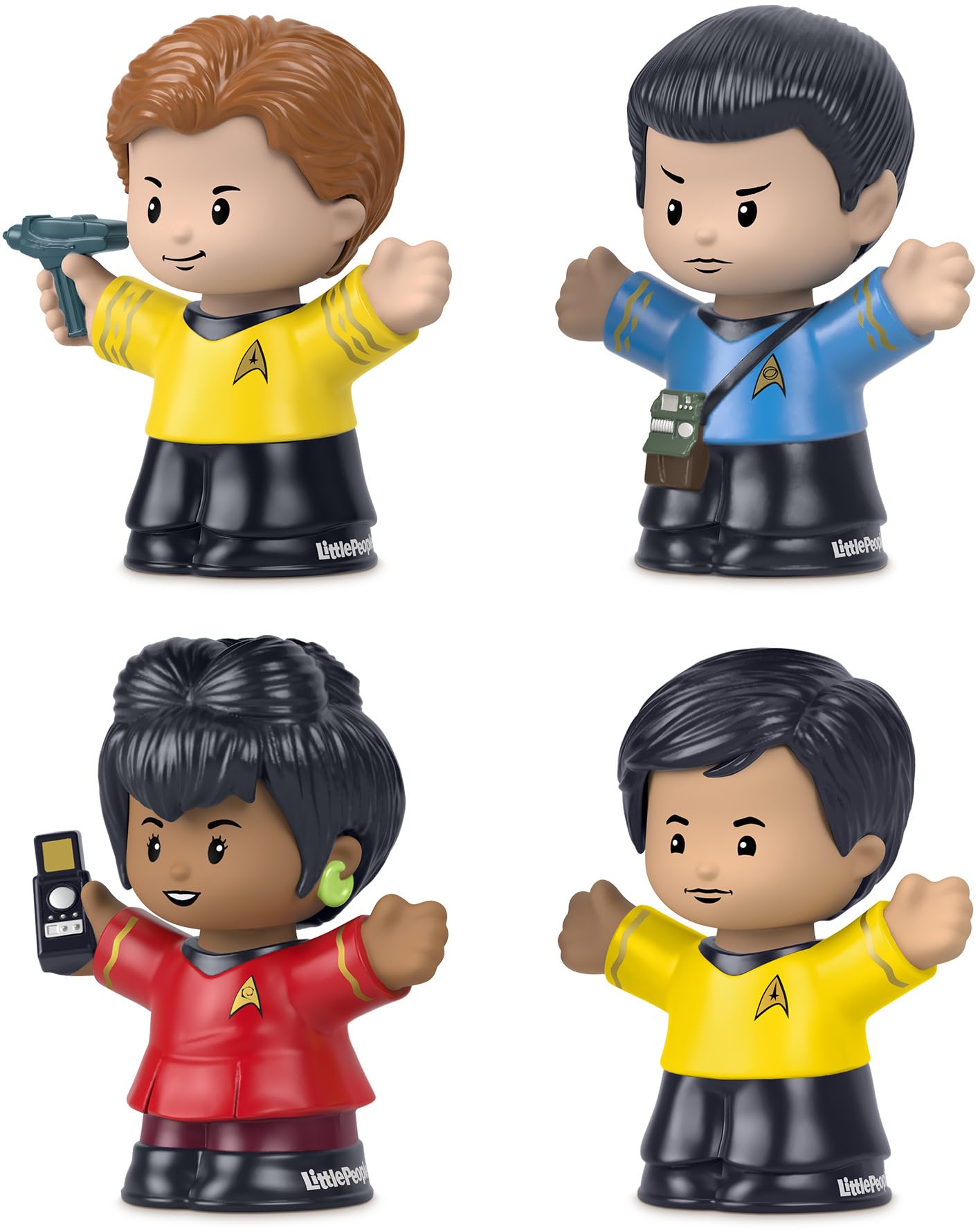 Little People Collector Star Trek TV Series Special Edition Set for Adults & Fans, 4 Figures in Display Package