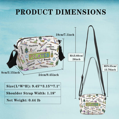 Pilates Crossbody Bag Pilates Instructor gift Pilates Teacher Gift Fitness Instructor Teacher Coach Exercise Workout gift