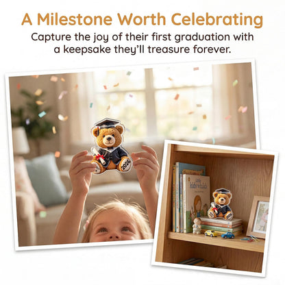 Kindergarten Graduation Gifts for Kids - Acrylic Teddy Bear Keepsake - 2026 Best Kindergarten Graduation Gifts for Boys & Girls, Unique Kinder Graduates Students Present