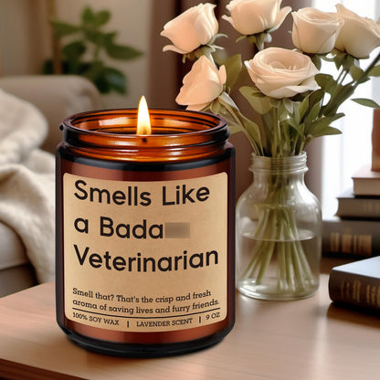 Miracu Candle, Veterinarian Gifts for Women Men, Funny Veterinary Gifts for Veterinarians, Cool Vet Med School Graduation, Birthday, Appreciation, Veterinary Day for Friend, Future Vet, Student, Grad