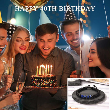 13th 16th 18th 21st 30th 40th 50th 60th Birthday Gifts for Boys Men Him, 11-21 30-60 Year Old Boy Male Man Birthday Gifts Birthday Bracelet for Son Brother Grandson Nephew Dad Husband Friend Boyfriend