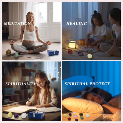 Crystals and Healing Stones, Healing Crystals, Chakra Stones,Crystals and Stones, Healing Crystals and Stones, Crystal Set, Crystal Gift Box