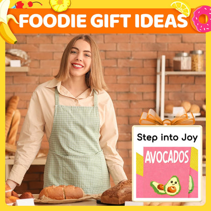 HAPPYPOP Funny Fruit Gifts for Women - Avocado Banana Strawberry Cherry Pineapple Socks
