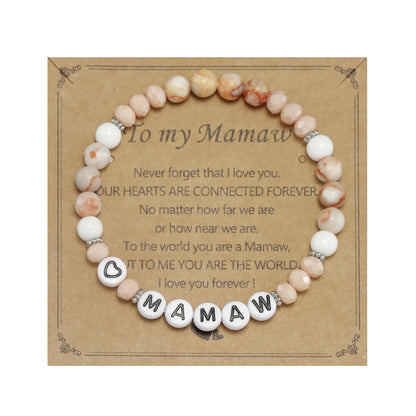 Gifts for Mamaw Birthday from Grandchildren Best Grandma Mothers Day Mamaw Bracelet