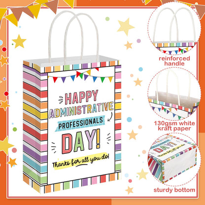 Gilprop 24 Pcs Administrative Professional Day Gifts Admin Assistant Appreciation Gifts Bags Secretary Thank You Party Favors Bags for Women Office Secretary Employee Coworker Birthday Retirement