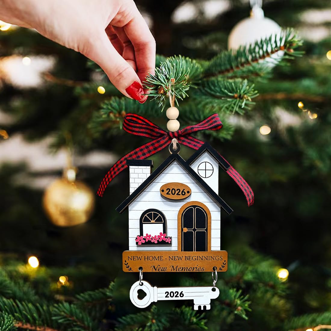 House Warming Gifts New Home, Housewarming Gifts for Women, Couple, Homeowners, House Gift Ideas - New Home Ornament 2026, First Home Ornament 2026