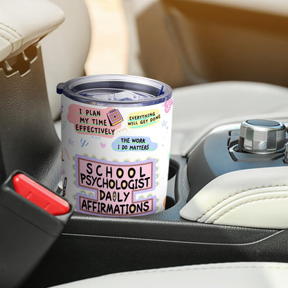 School Psychologist Gifts for Women, School Psychologist Appreciation Gifts for Her, 20oz Coffee Mug Tumbler Teacher Present