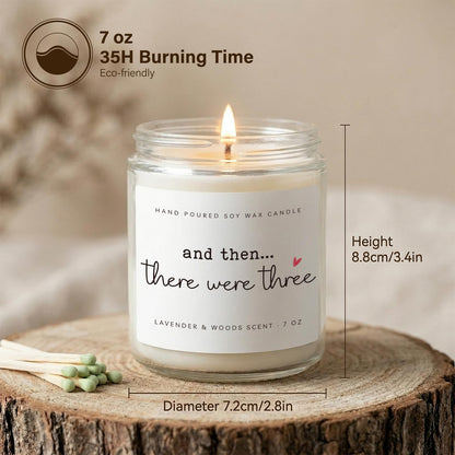 New Mom Gifts, Postpartum Gift for Moms, Gift for New Moms After Birth, New Parents Gifts for Couple, First Time Mom to Be - Lavender Scented Candle 7oz