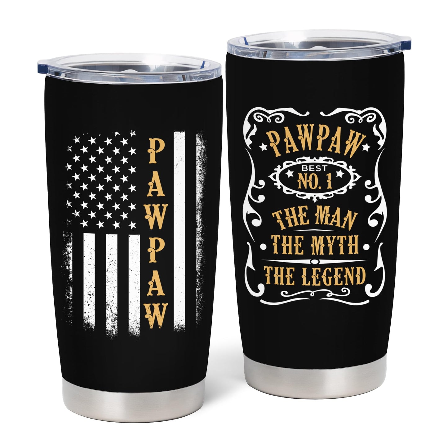 Pawpaw Christmas Gifts, Best Pawpaw Gifts from Grandkids, Paw paw Birthday Gift from Grandchildren, Paw paw Tumbler 20 Oz
