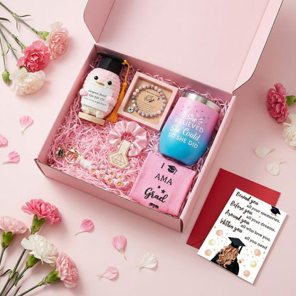 Graduation Gifts for Women Her 2026,Congrats Grad Gift Basket for College & High School Class of 2026,Graduation Gift Set for Women, College, Daughter, Sister, Friend