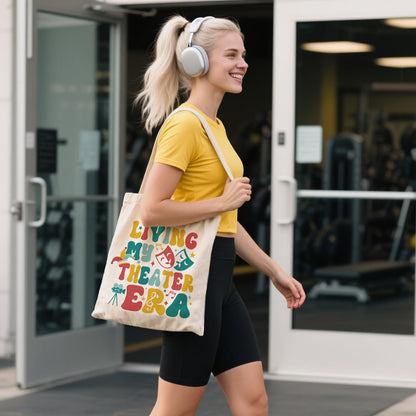 Aesthetic Canvas Tote Bag for Women - with Magnetic Snap Closure & Zipper Inner Pocket Reusable Bag for Shopping