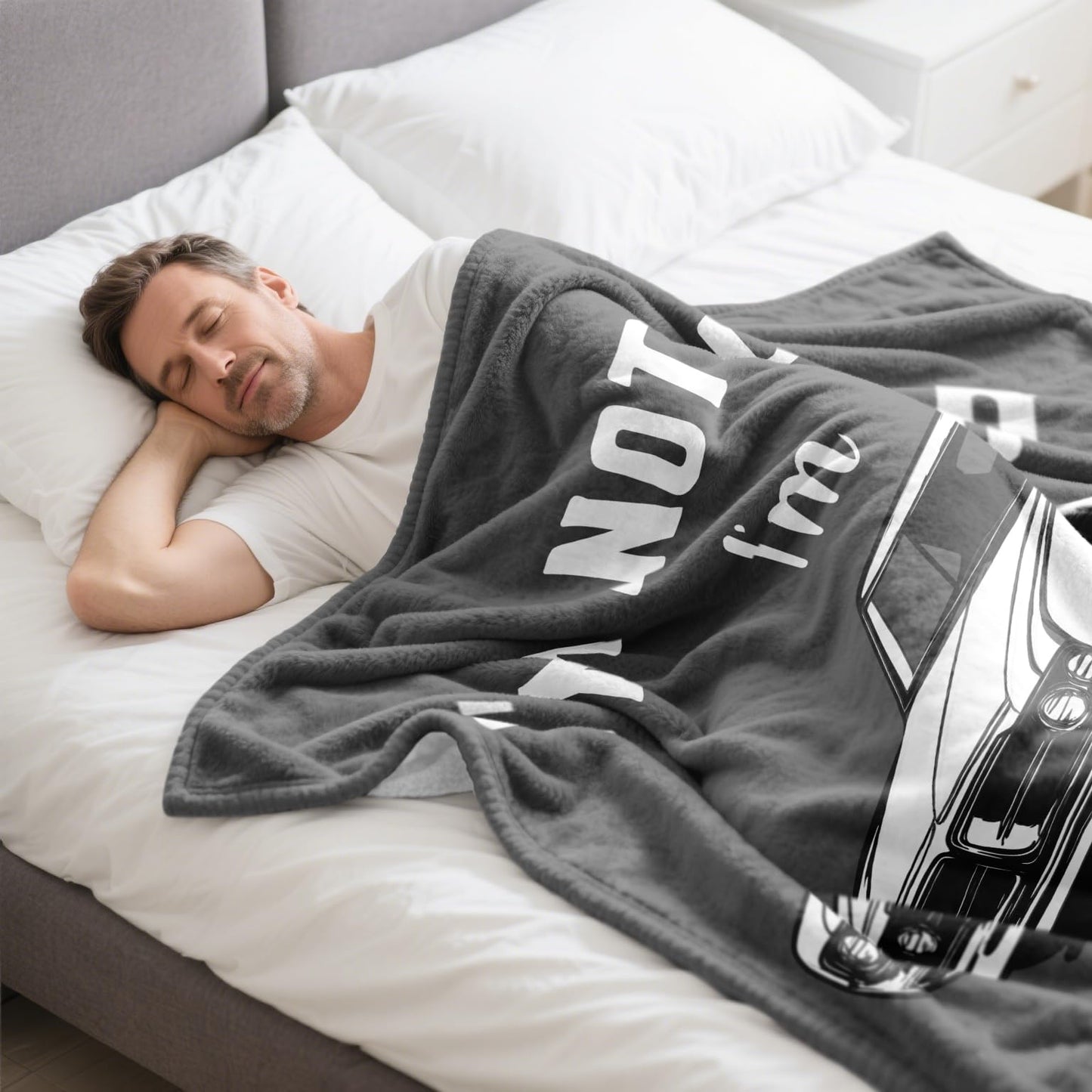 Dad Gifts, Blanket Gifts for Men, Birthday Gifts for Dad & Grandpa, Funny Gag Gift for Him, Cool Unique Gifts for Men Who Have Everything, Great Over The Hill Gift Idea Throw Blanket 50"x60"