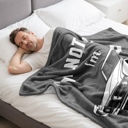 Dad Gifts, Blanket Gifts for Men, Birthday Gifts for Dad & Grandpa, Funny Gag Gift for Him, Cool Unique Gifts for Men Who Have Everything, Great Over The Hill Gift Idea Throw Blanket 50"x60"