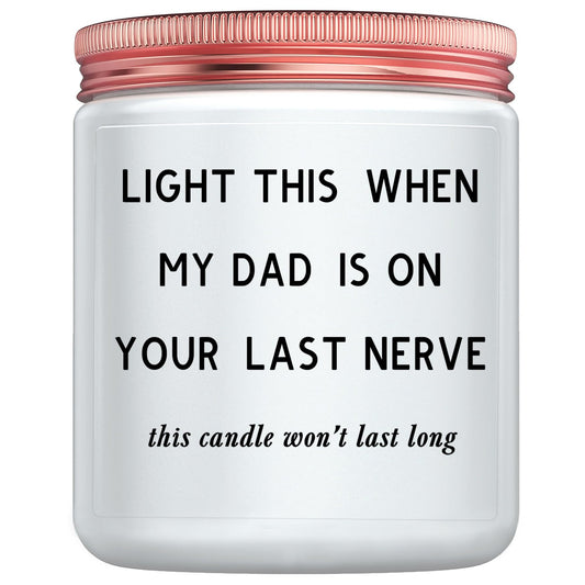 Funny Mom Gifts, Birthday Mother's Day Christmas Gift Ideas for Mom from Daughters and Son- Unique Women Candles Gifts for Bonus Stepmom