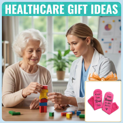 HAPPYPOP Nurse Vet Tech Gifts - Nurse Gifts for Women Female, Vet Tech Week Gift Socks