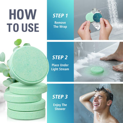 Shower Steamers Aromatherapy, Dad Gifts for Fathers Day, Birthday Gifts for Men Boyfriend Dad Teen Boys, SPA Self Care Relax Natural Essential Oils Bath Bombs