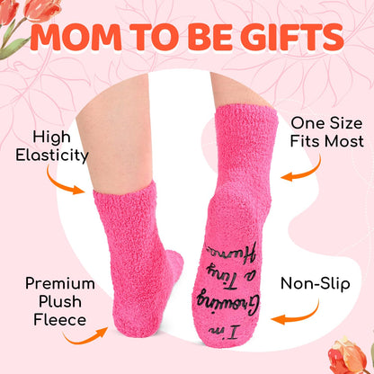 HAPPYPOP Pregnant Mom Gifts - Maternity Socks for Expectant Mothers, Thoughtful Choices for IVF Journeys