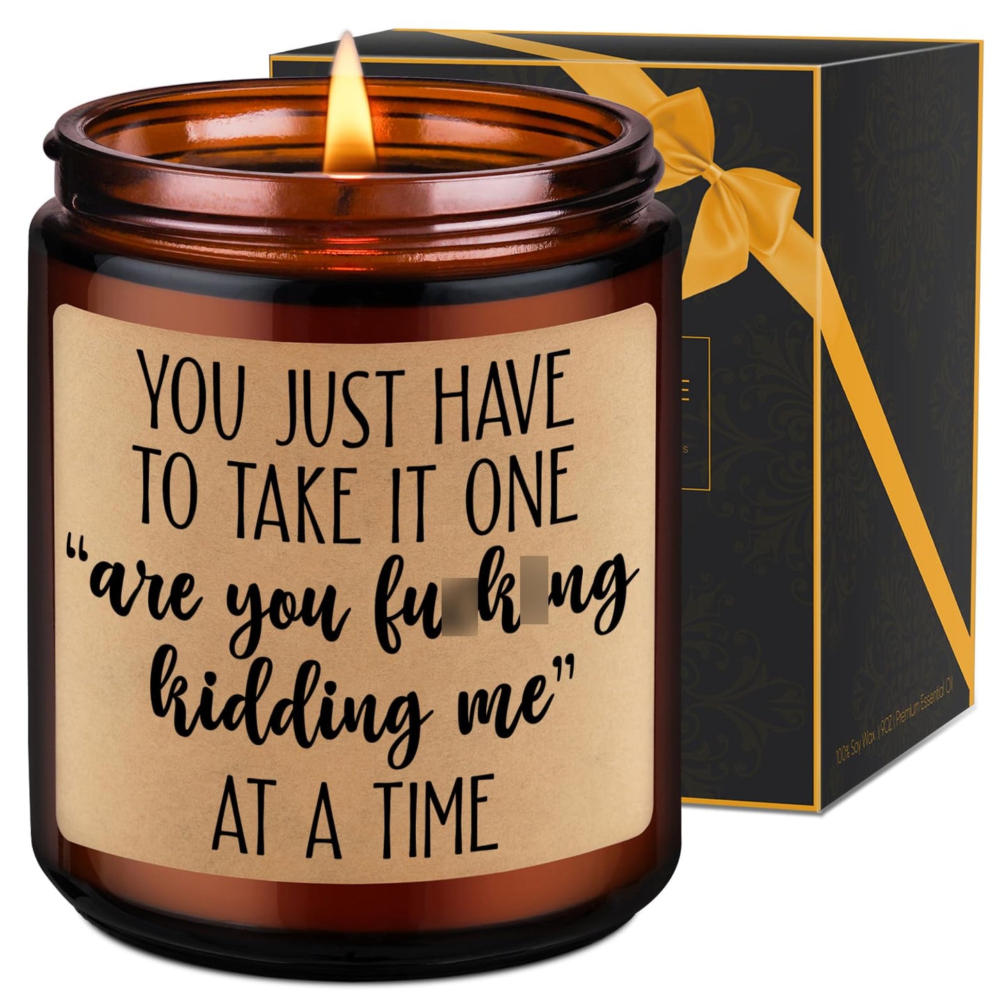 LEADO Candles, Boss Lady, Coworker Gifts for Women, Men - Cool Ideas, Funny Mothers Day Gifts for Coworkers, Best Friend, Mom, Employee - Sarcastic, Work, Birthday Ideas for Boss, Female, Male, Woman