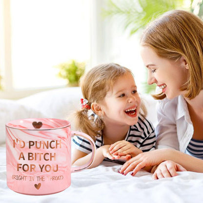 Ulrhpc Mothers Day Mom Gifts for Mom Wife from Daughter Son, Birthday Gifts for Women Her Girlfriend Sisters Friends, 12 OZ Funny Coffee Mug, Valentines Galentines Day Christmas Stocking Stuffers